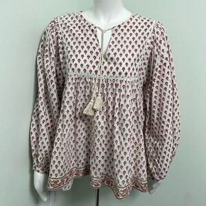 Sur La Vague Boho Blouse one size